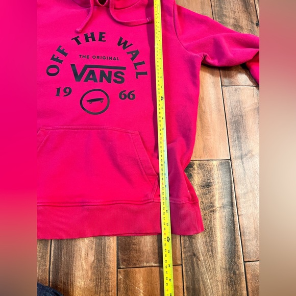 Vans Attendance Pink Hooded Sweatshirt - Size Medium - Picture 10 of 11